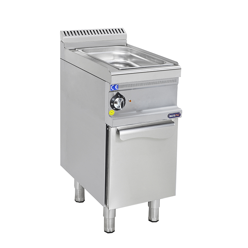 MAYAPAZ M-DBE 490 Benmari , Elektrikli, 1xGN1/1, Dolaplı, 400x900x850 mm, 900 Serisi